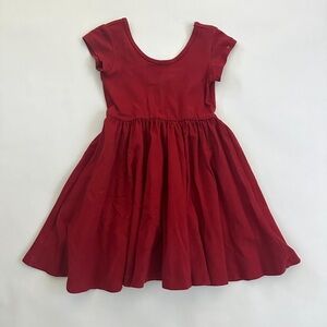 Alice + Ames Red, Summer Sleeve Twirl Dress